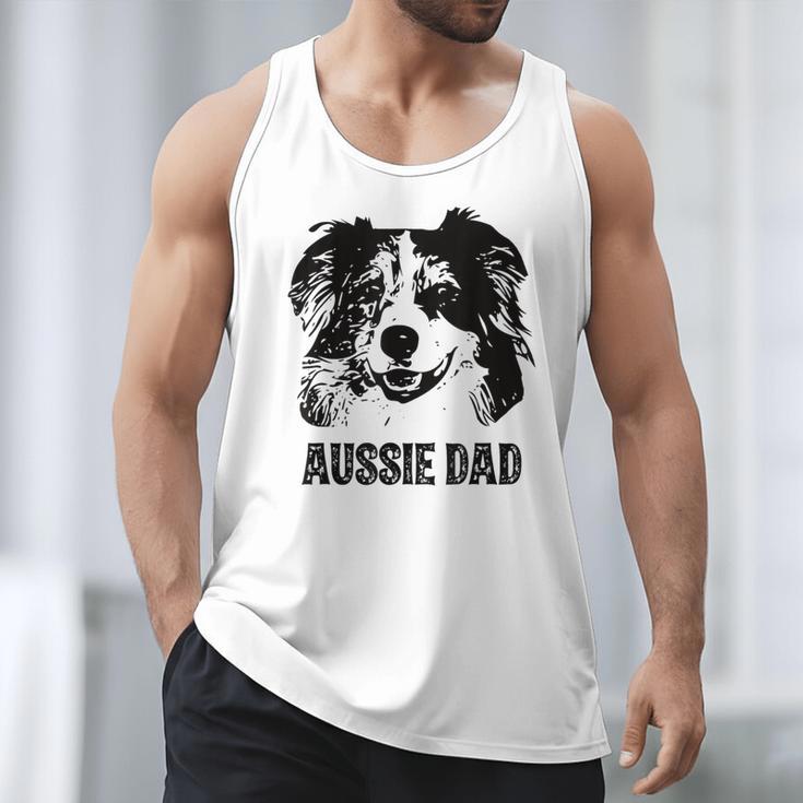 Aussie Dad Australian Shepherd Dog Dad For Men Men Tank Top