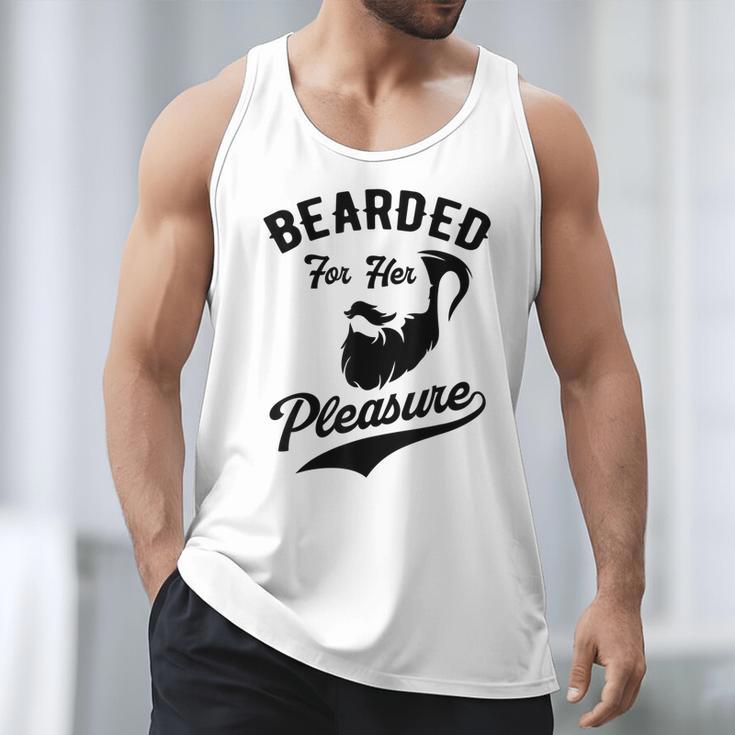Bearded For Her Pleasure Bearded Dad Father Men Tank Top