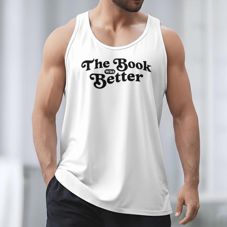 The Book Was Better Book Lover Reading Premium Tri-Blend Men Tank Top