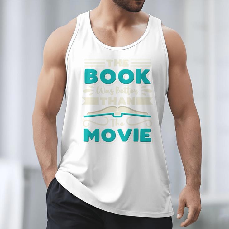 The Book Was Better Than The Movie Literary Library Bookworm Premium Tri-Blend Men Tank Top The Book Was Better Than The Movie Literary Library Bookworm Premium Tri-Blend Men Tank Top
