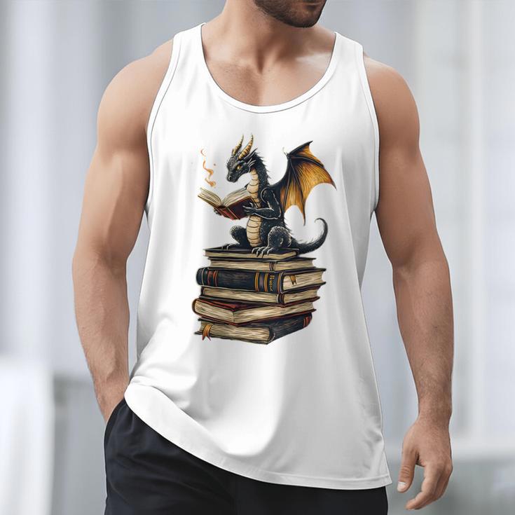 Book Dragon Men Tank Top