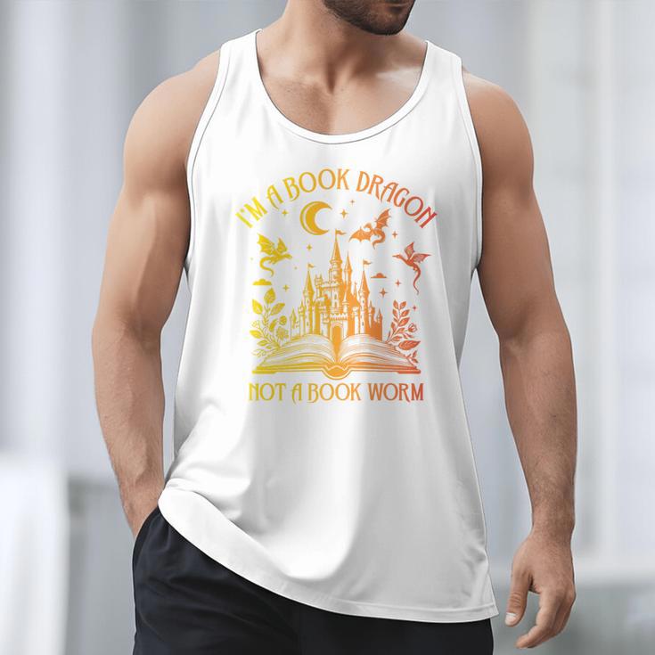 Book Dragon Not Book Worm Premium Men Tank Top Book Dragon Not Book Worm Premium Men Tank Top