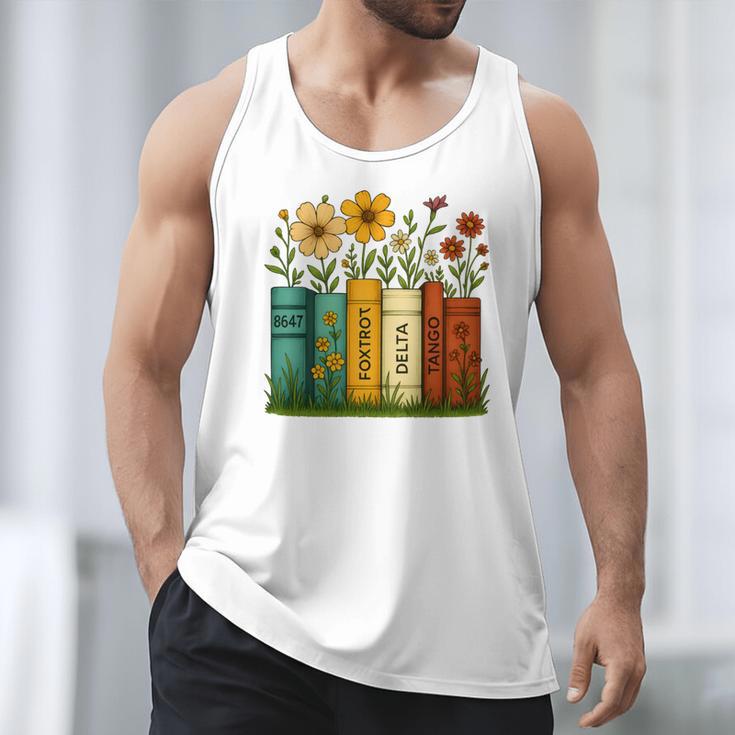 Book Flower 8647 Foxtrots Deltas Tangos Men Tank Top Book Flower 8647 Foxtrots Deltas Tangos Men Tank Top