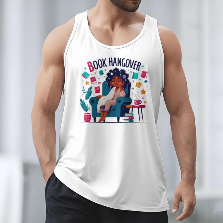 Book Lover Graphic Tee Book Hangover Premium Tri-Blend Men Tank Top
