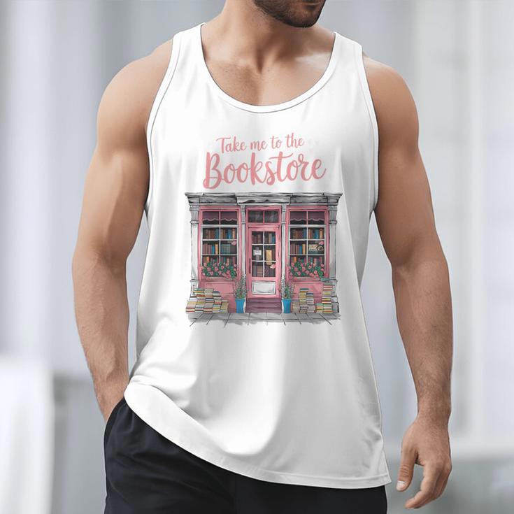 Take Me To The Book Store Librarians Valentine's Day Premium Men Tank Top