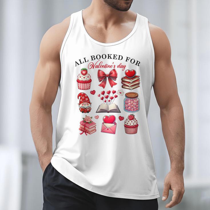 All Booked For Valentine's Day Book Lover Bookworm Bookish Men Tank Top All Booked For Valentine's Day Book Lover Bookworm Bookish Men Tank Top