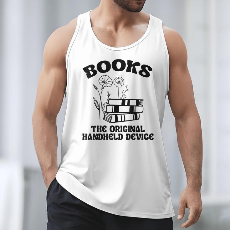 Books The Original Handheld Device Book Lover Men Tank Top Books The Original Handheld Device Book Lover Men Tank Top