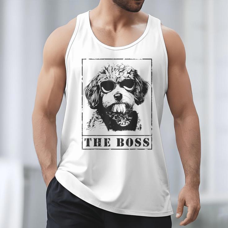 The Cavapoo Boss Mom Dad Dog Lover Men Tank Top