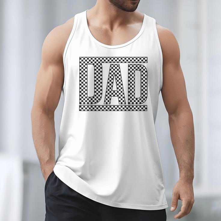 Checkered Dad Father's Day For Dad Family Men Tank Top Checkered Dad Father's Day For Dad Family Men Tank Top