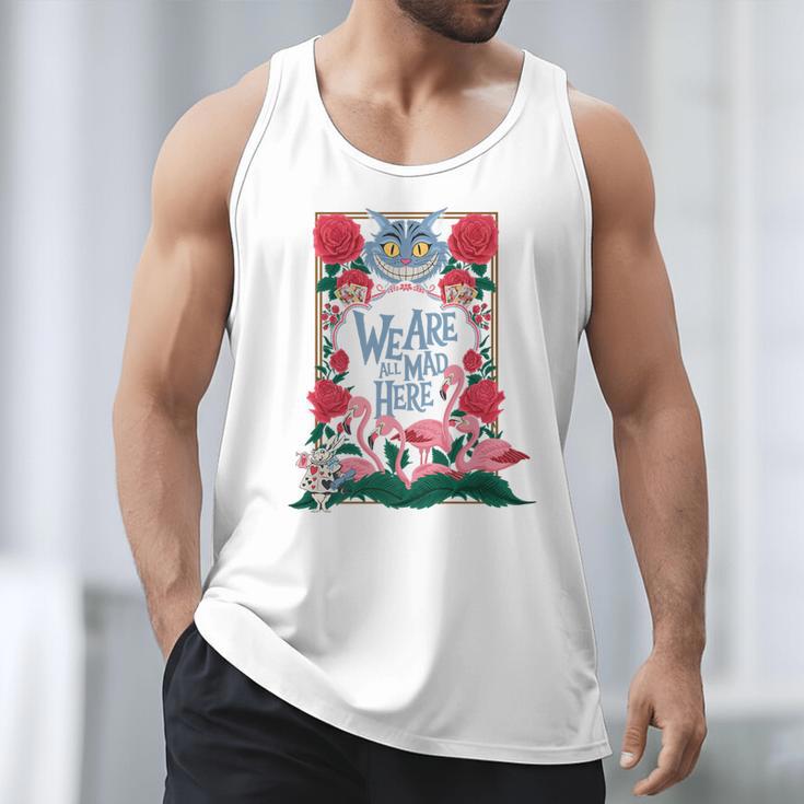 Cheshire Cat Alice In Wonderland Vintage Book Premium Men Tank Top