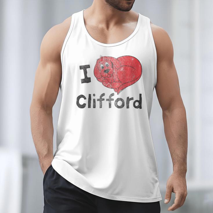 Clifford The Big Red Dog I Heart Clifford Childrens Books Men Tank Top Clifford The Big Red Dog I Heart Clifford Childrens Books Men Tank Top