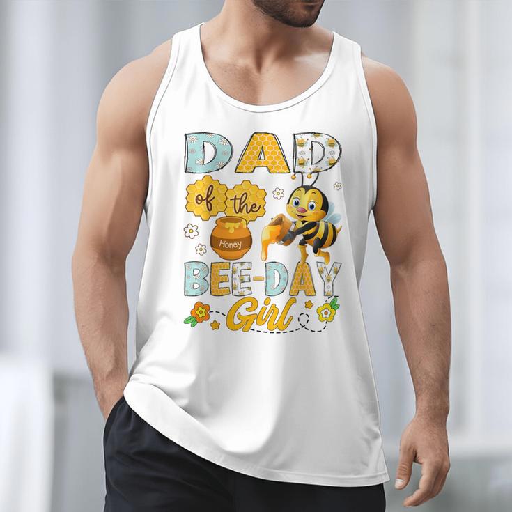 Dad Of The Bee-Day Girl Bee Birthday Party Men Tank Top Dad Of The Bee-Day Girl Bee Birthday Party Men Tank Top