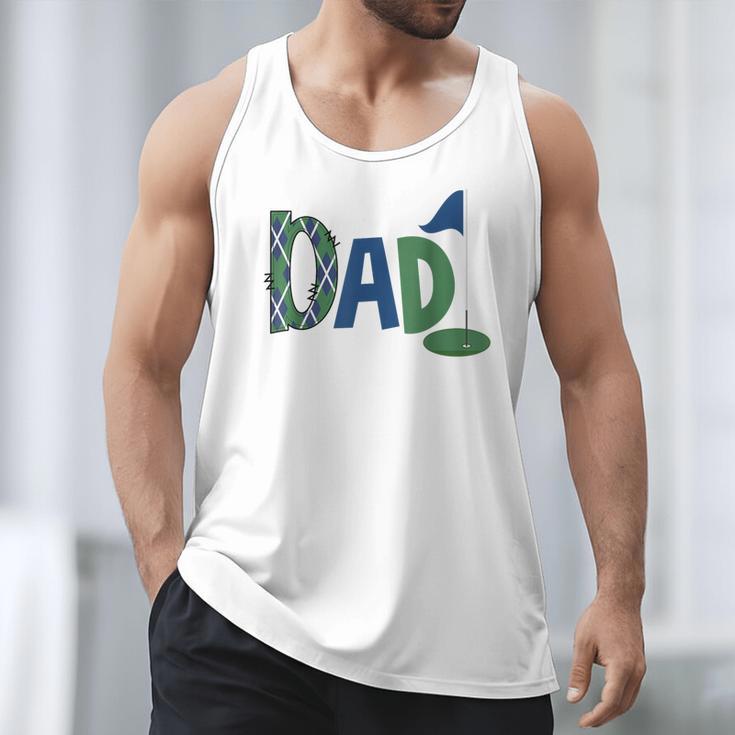 Dad Of The Birthday Boy Hole In One Golf Sport Matching Men Tank Top