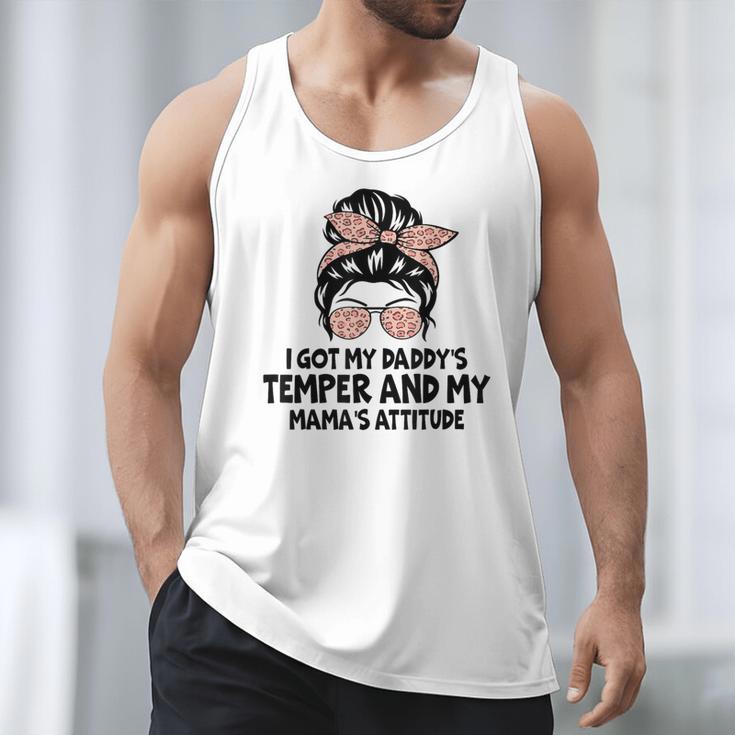 I Got My Daddy's Temper And My Mama's Attitude Men Tank Top