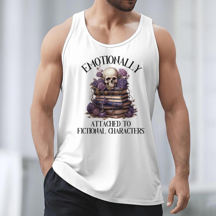 Dark Romance Book Emotionally Attached Fictional Characters Men Tank Top Dark Romance Book Emotionally Attached Fictional Characters Men Tank Top