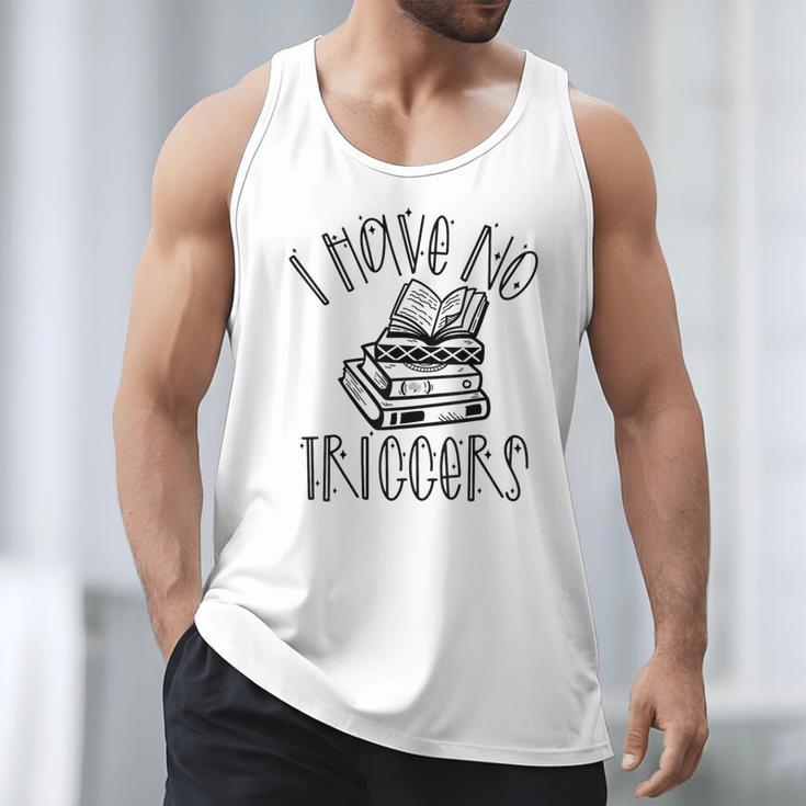 Dark Romance Shirt Women Smutt Book Merch I Have No Triggers Men Tank Top Dark Romance Shirt Women Smutt Book Merch I Have No Triggers Men Tank Top