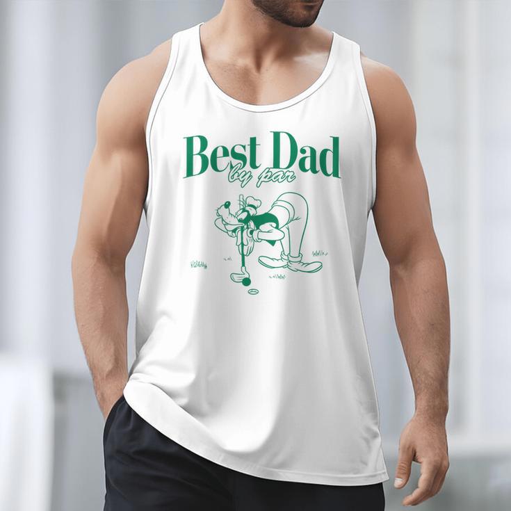 Disney Mickey & Friends Father's Day Best Dad Goofy Big Logo Men Tank Top