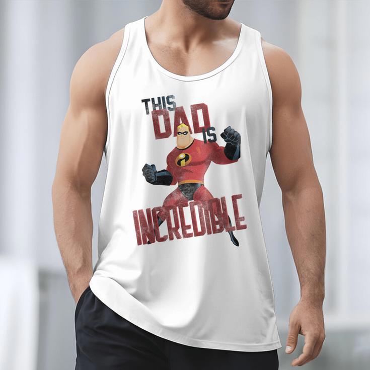 Disney Pixar The Incredibles Father's Day Incredible Dad Men Tank Top