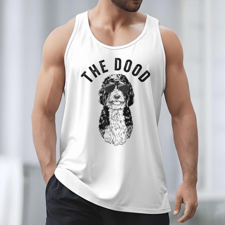 The Dood Bernedoodle Mom Doodle Dog Dad Men Tank Top