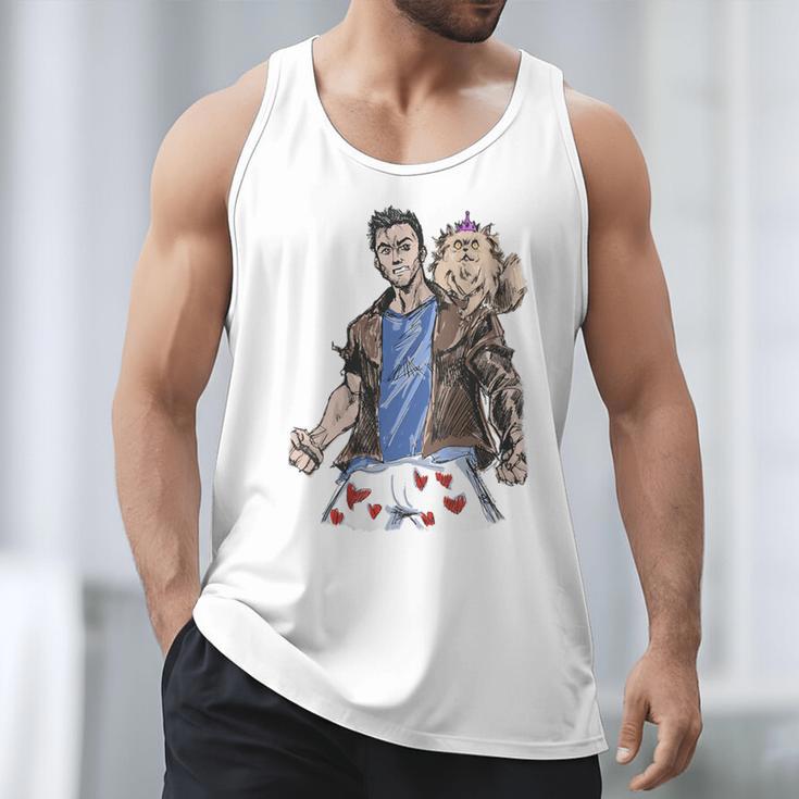 Dungeon Crawler Carl Sketchbook Princess Donut And Carl Book Men Tank Top
