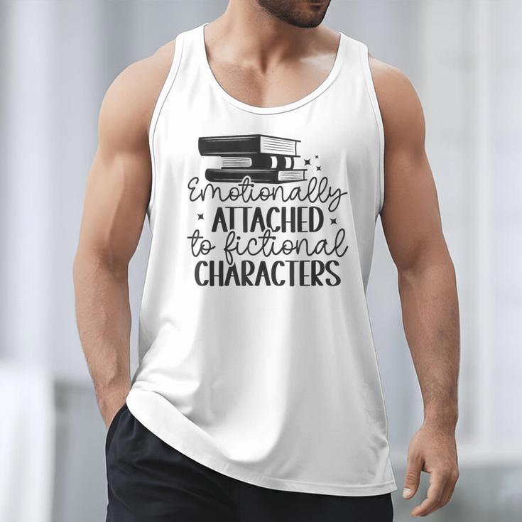 Emotionally Attached To Fictional Characters Banned Books Men Tank Top Emotionally Attached To Fictional Characters Banned Books Men Tank Top