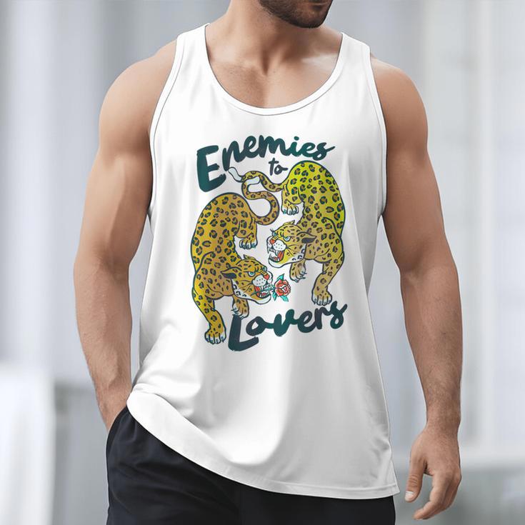 Enemies To Lovers Jaguar Tee Romance Book Plot Device Trope Men Tank Top