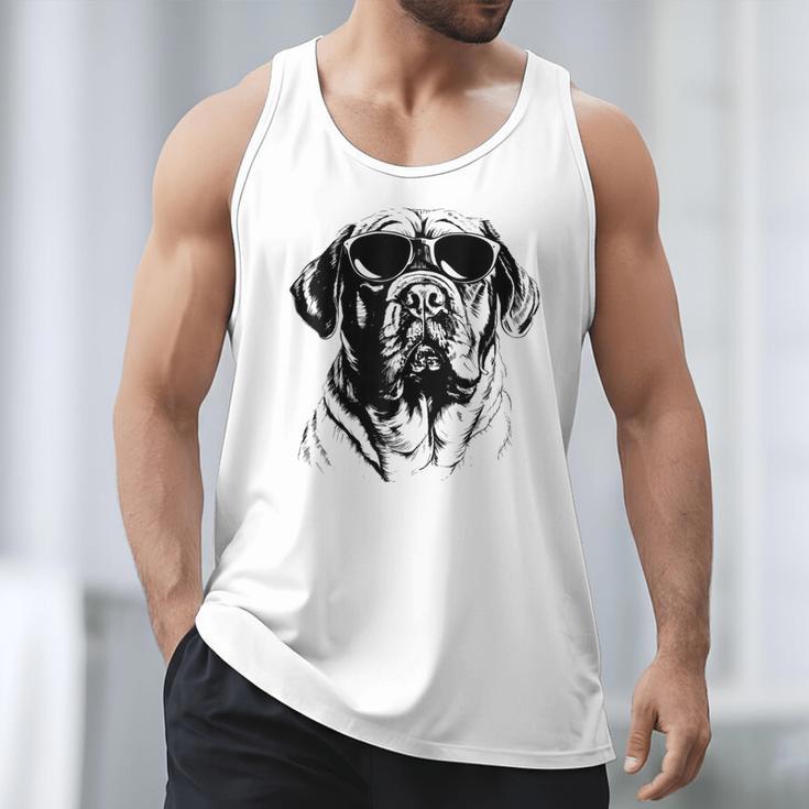 English Mastiff Sketch Drawing Art Dog Lover Mom Dad Women Men Tank Top