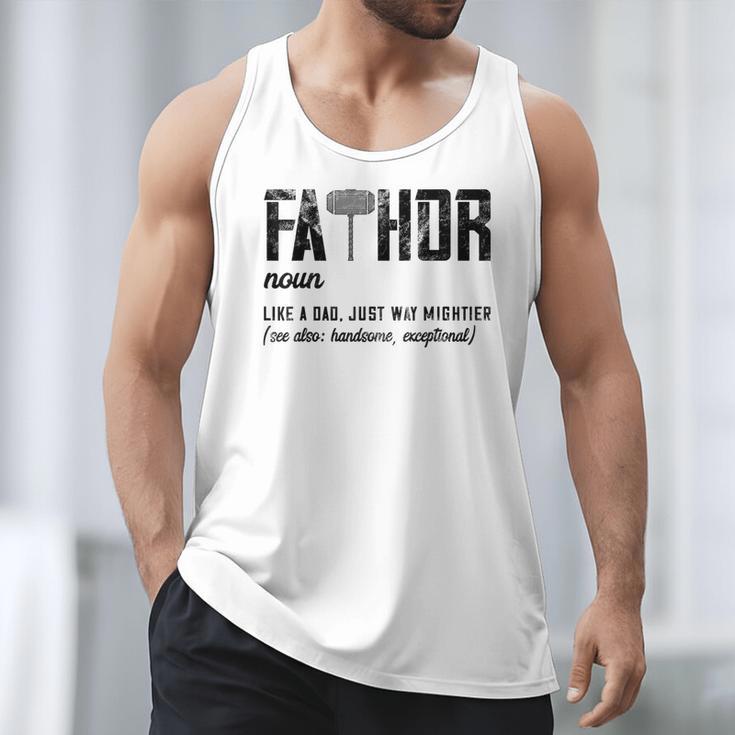 Fathor Like Dad Just Way Mightier Father's Day FA-Thor Men Tank Top
