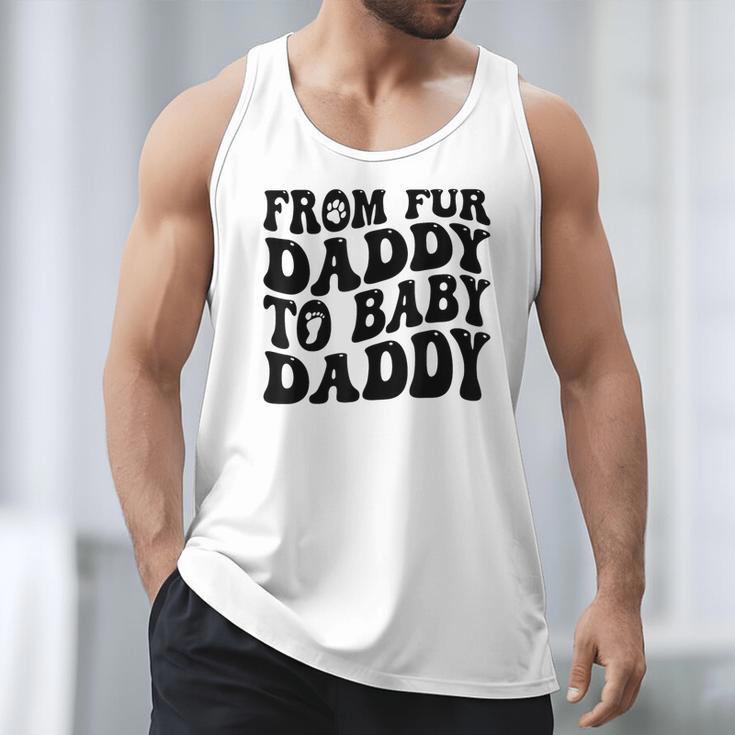 From Fur Daddy To Baby Daddy Dog Pregnancy Dad Men Men Tank Top