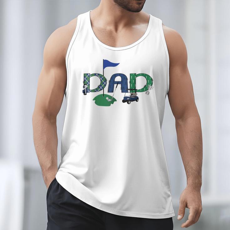 Golf Dad Hole In One Golf First Birthday Boy Party Men Tank Top