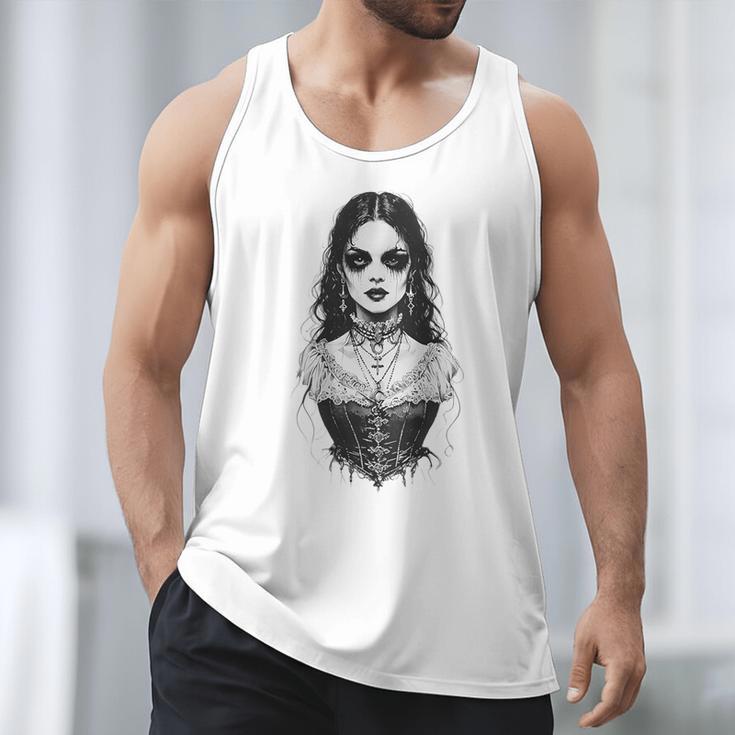Gothic Goth Girl Woman Movie Book Art Men Tank Top Gothic Goth Girl Woman Movie Book Art Men Tank Top