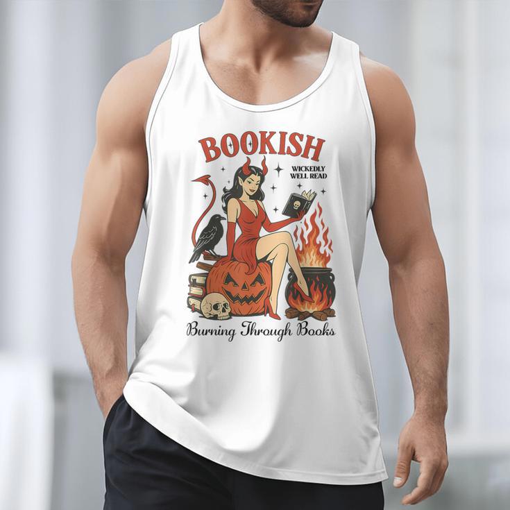 Halloween Bookish Witchy Book Club Hot Girls Read Men Tank Top Halloween Bookish Witchy Book Club Hot Girls Read Men Tank Top