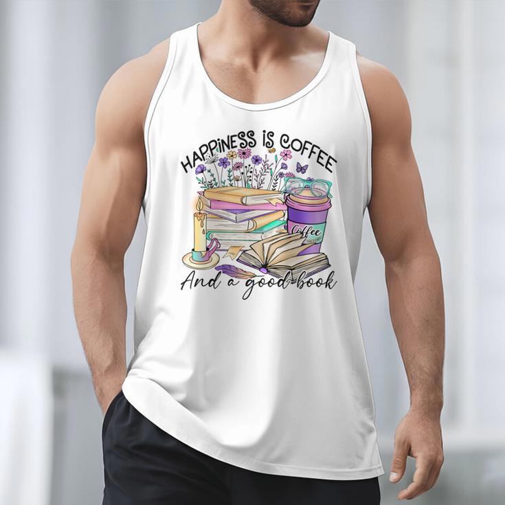Happiness Is Coffee And a Good Book Women Love Reading Book Men Tank Top Happiness Is Coffee And a Good Book Women Love Reading Book Men Tank Top