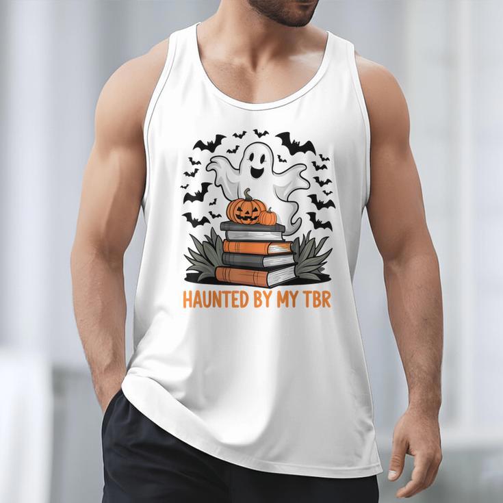 Haunted By My TBR Boo Halloween Book Lover Librarian Men Tank Top Haunted By My TBR Boo Halloween Book Lover Librarian Men Tank Top