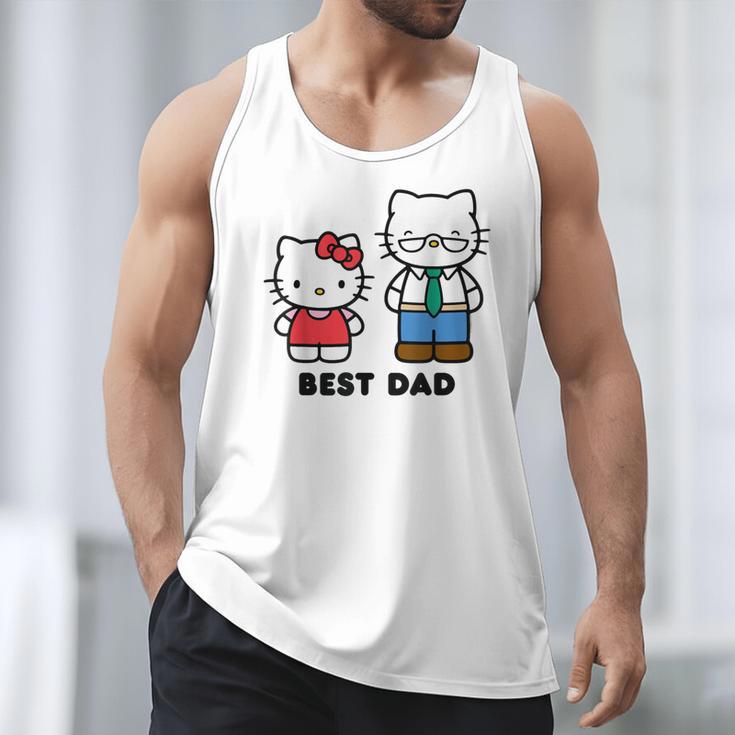 Hello Kitty Best Dad Fathers Day Small Men Tank Top Hello Kitty Best Dad Fathers Day Small Men Tank Top
