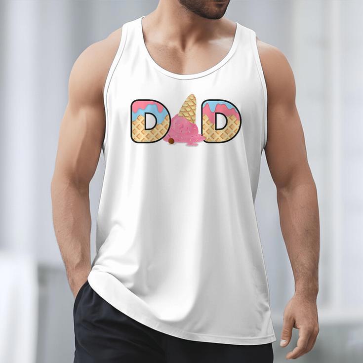 Ice Cream Dad 1st Birthday Matching Family Men Tank Top Ice Cream Dad 1st Birthday Matching Family Men Tank Top