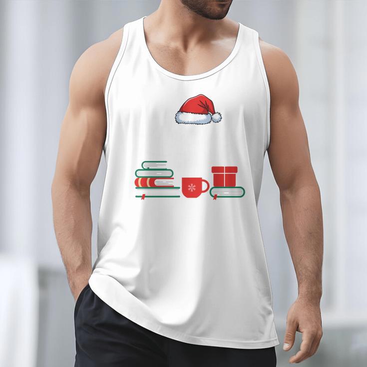 Library Crew Book Lovers Librarian Xmas Holiday Christmas Men Tank Top