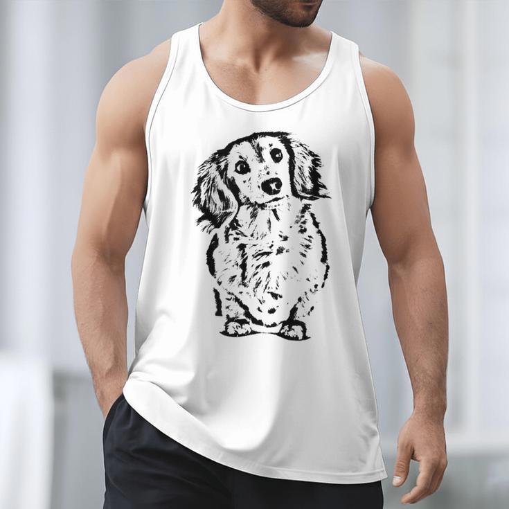 Long Hair Dachshund Lover Doxie Mom Dad Cute Wiener Dog Small Men Tank Top Long Hair Dachshund Lover Doxie Mom Dad Cute Wiener Dog Small Men Tank Top