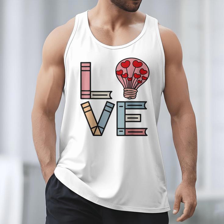 Love Books Reading Men Tank Top