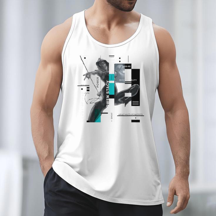 Marvel Spider-Man Gwen Stacy Responsibility Book Covers Men Tank Top