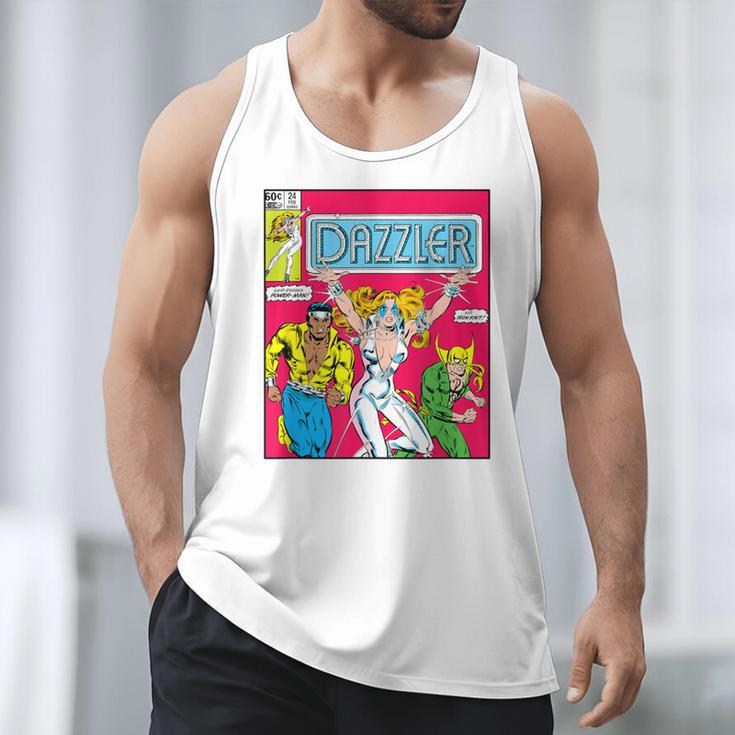 Marvel Universe Classic Dazzler Vintage Comic Book Cover Men Tank Top Marvel Universe Classic Dazzler Vintage Comic Book Cover Men Tank Top