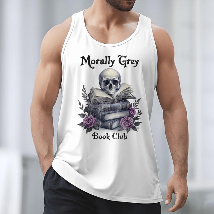 Morally Grey Book Club Gothic Vintage Style Men Tank Top Morally Grey Book Club Gothic Vintage Style Men Tank Top
