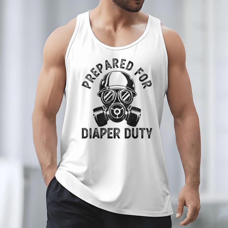 New Dad Prepared For Diaper Duty Men Tank Top