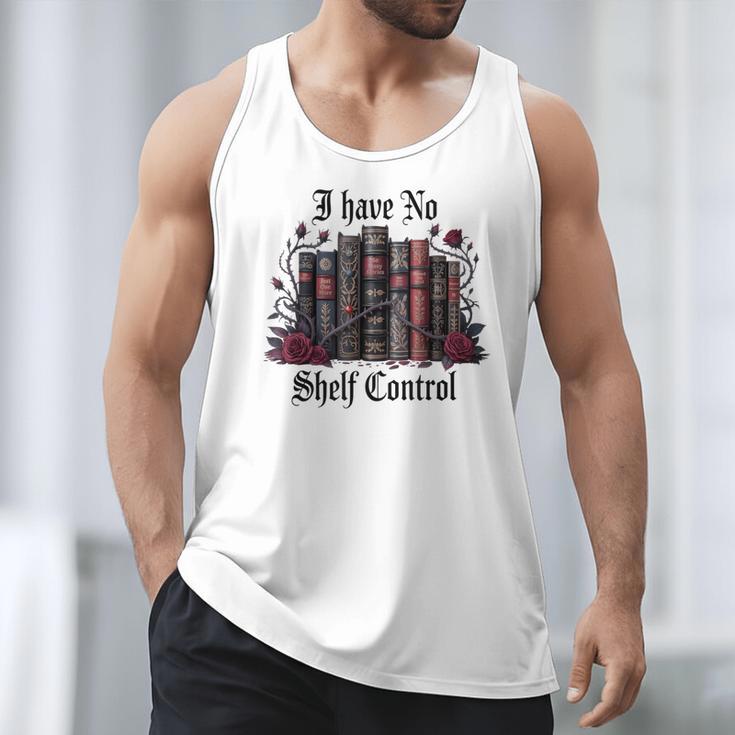 I Have No Shelf Control Dark Academia Book Lover TBR Men Tank Top