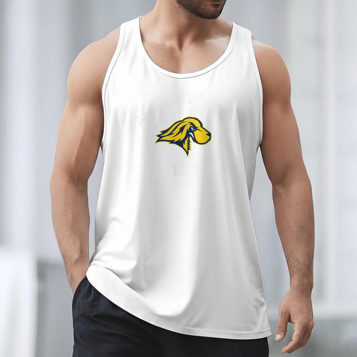 Pace University Setters Arched Dad Men Tank Top