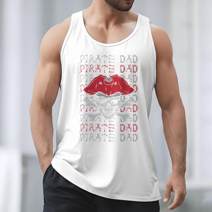 Pirate Dad Skull And Crossbones Tampa Gasparilla Captain Men Tank Top