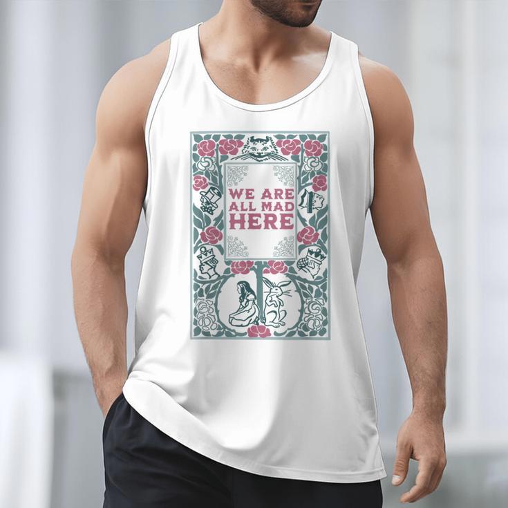 Puddin Threads Cheshire Cat Alice In Wonderland Vintage Book Adults Small Short Sleeve Classic Fit Men Tank Top