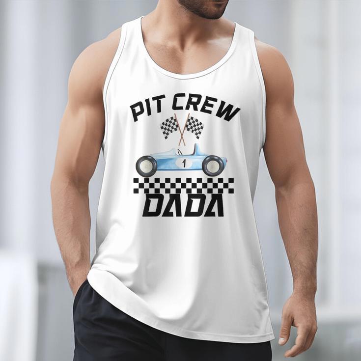 Race Car Racing Family Dada Pit Crew Birthday Party Men Tank Top