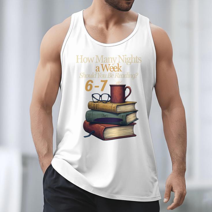 Reading 6 7 Nights Meme English Teacher Bookworm Books Men Tank Top Reading 6 7 Nights Meme English Teacher Bookworm Books Men Tank Top