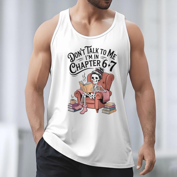 Reading 67 Six Seven Meme English Teacher Book Lover Men Tank Top